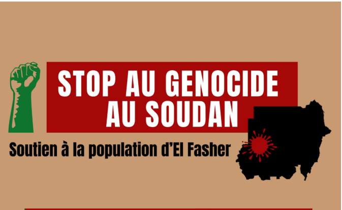 Soudan : stop au génocide à El Fasher ! Stop à la guerre coloniale