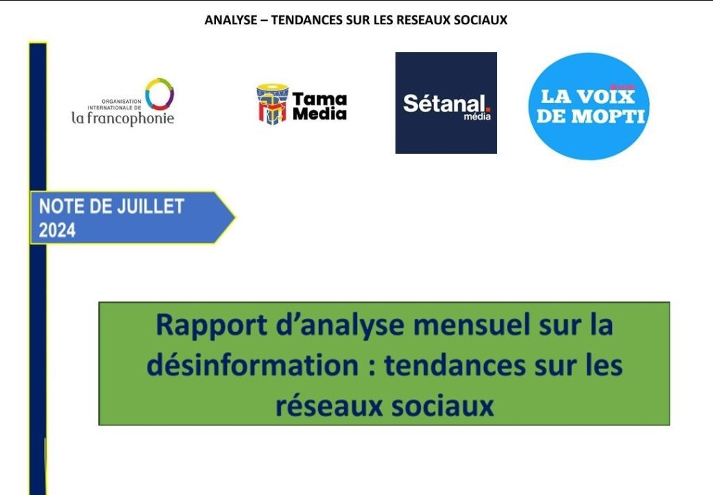 Illustration de l'article : Désinformation en Afrique francophone, analyse des principales tendances observées en juillet 2024